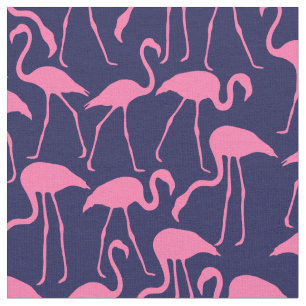 Hot Pink Flamingos Fabric