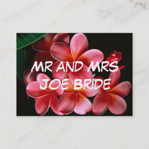 Hot pink Floral New Home Addree Cards