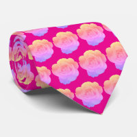 Hot Pink Floral Rose Patterns Abstract Gift Favour