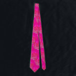 Hot Pink Floral Rose Vintage Colorful Gift Favor Tie<br><div class="desc">Designed with cool pink floral patterns that makes a cool simple gift or party favor for birthdays,  weddings,  wedding anniversary or any events or celebrations!</div>