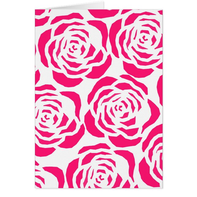 hot pink flower outlines (Front)