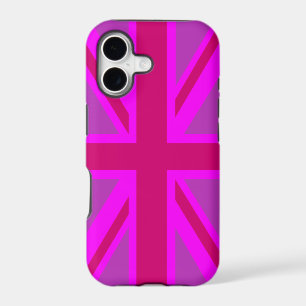 Hot Pink Fuchsia Union Jack Decor