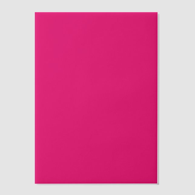 Hot Pink fuchsia vellum papers Vellum Invitations (Front)