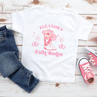Hot Pink Girls First Rodeo 1st Birthday