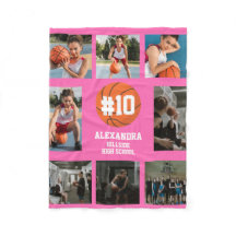 Hot Pink Girl's High School Basketball