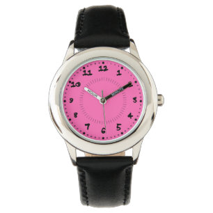 Hot Pink Girls' Watch