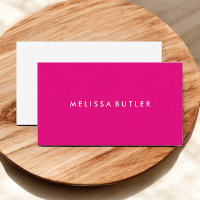 Hot Pink Girly Minimalist