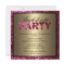 Hot Pink Glitter Bachelorette Party Invitation