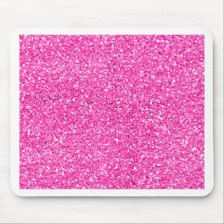 Hot Pink Glitter Mouse Mat
