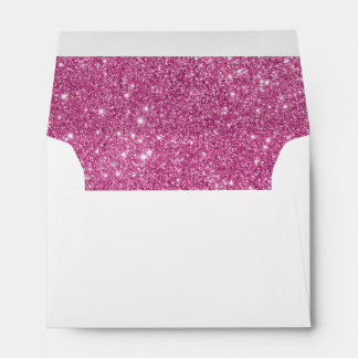 Hot Pink Glitter Sparkles Envelopes