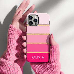 Hot Pink & Gold Girly Personalised