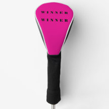 Hot Pink Golf Club Head Cover