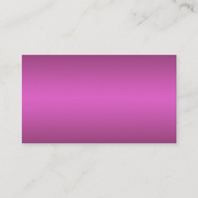 Hot Pink Gradient - Customised Rainbows Template Business Card (Front)