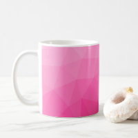 Hot pink Gradient Geometric Mesh Pattern