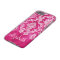 Hot Pink Grunge Damask Pattern Custom Text