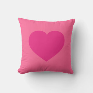 Hot Pink Heart Cushion