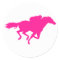 Hot Pink Horse Racing; Race Horse