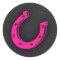 Hot Pink Horseshoe