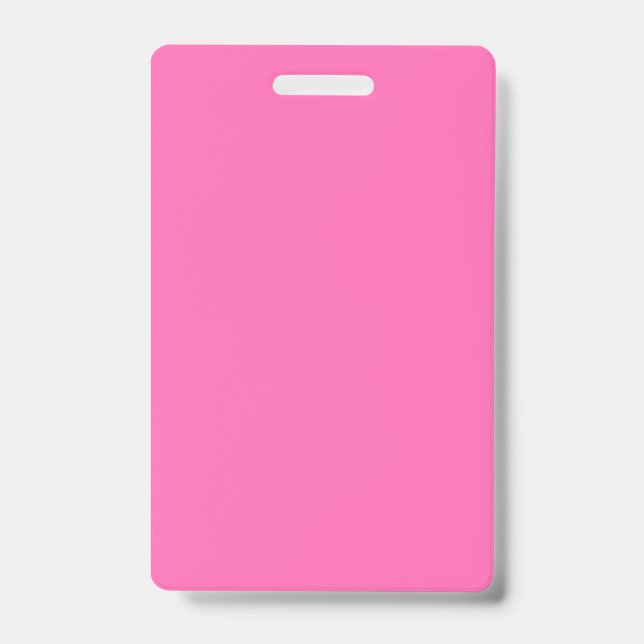 Hot Pink ID Badge (Front)