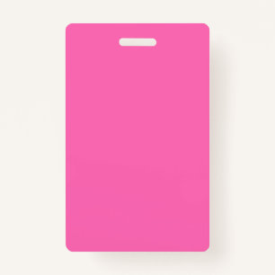 Hot Pink ID Badge