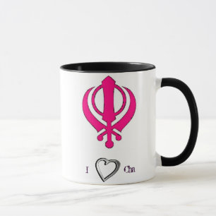 Hot Pink Khanda Mug