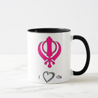 Hot Pink Khanda Mug