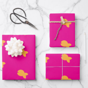 Hot Pink Kids   Wrapping Paper Sheet