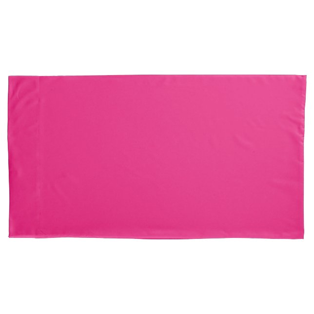 Hot Pink king pillowcase (Front)