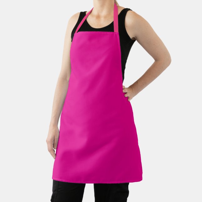 Hot Pink Kitchen Chef Baker Caterer  Apron (Insitu)