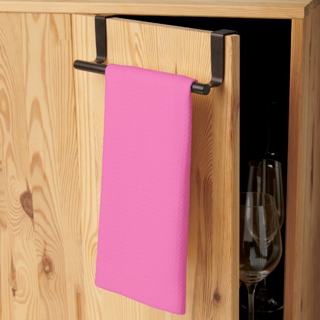 Hot Pink Kitchen Towel (Thirds Fold)