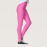 Hot Pink Leggings<br><div class="desc">Traditionally, pink evokes notions of sensitivity, femininity, sweetness, and romance. Hot pink, however, has been used widely throughout the punk community and is now attached to a more aggressive and rebellious sentiment and, unlike pink, needs blue and violet to come to life.</div>