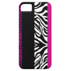 Hot Pink Leopard and Zebra Custom Animal Print