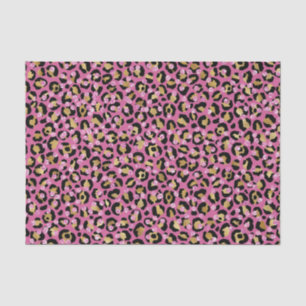 Hot Pink Leopard Sparkling Confetti  Tissue Paper