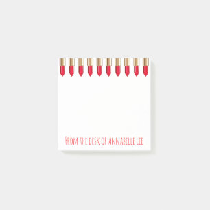 Hot Pink Lipstick Post-it Notes