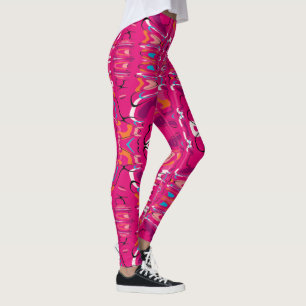 Hot Pink Liquid Motion Leggings