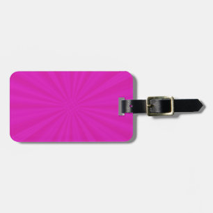 Hot Pink Luggage Tag