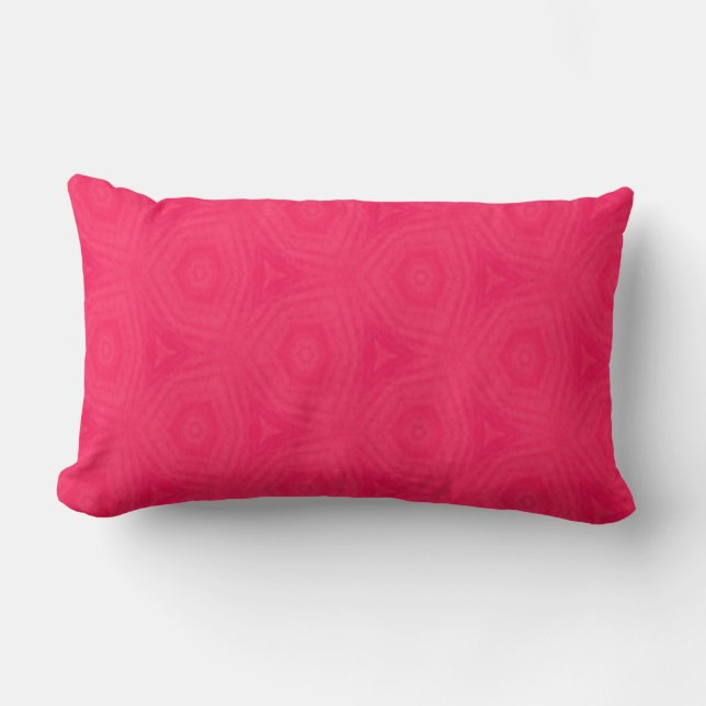 Hot Pink Lumbar Pillow (Front)