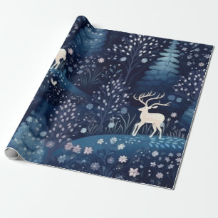 Hot Pink Modern Groovy Christmas  Wrapping Paper