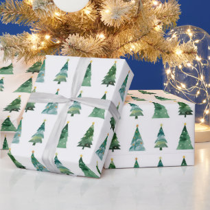 Hot Pink Modern Groovy Christmas Wrapping Paper