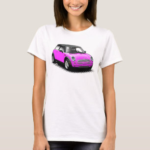 Hot Pink Modern Mini Car Ladies Top