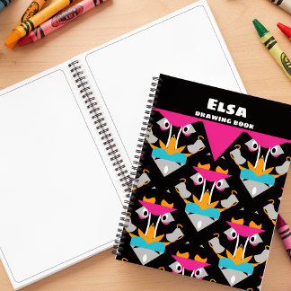 Hot Pink Monkey Sketch Book