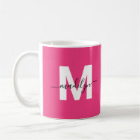 Hot Pink Monogram