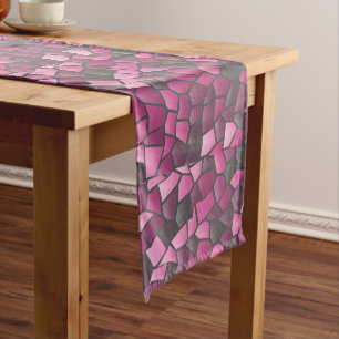 Hot Pink Mosaic Table Runner