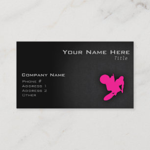 Hot Pink Motocross, dirt bike Business Card