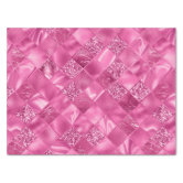 Rose gold glitter drips pink girly luxury tissue paper