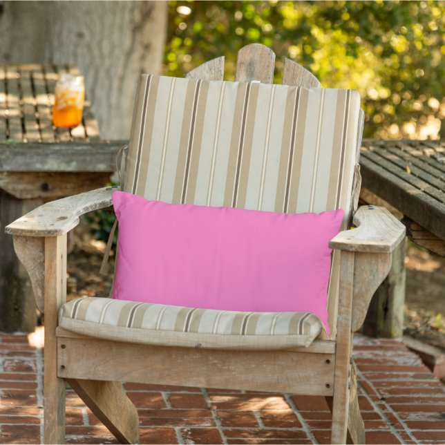 Hot Pink Outdoor Lumbar Pillow (Chair)