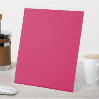 Hot Pink Personalised Pedestal Sign