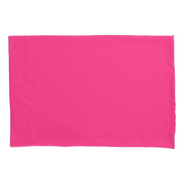 Hot Pink  Pillowcase (Front-Left)
