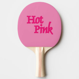Hot Pink pink ping pong paddle