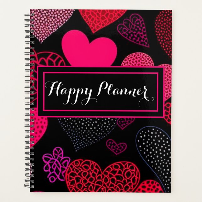 Hot Pink   Planner (Front)